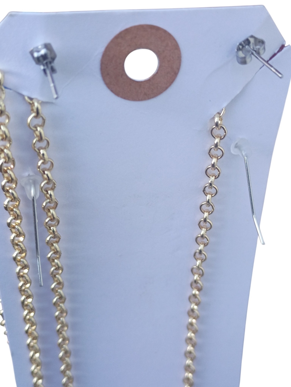 Coastal Vibes  Blue / Pink Shell & Starfish Statement Earrings And Necklace Set - Picture 12 of 14